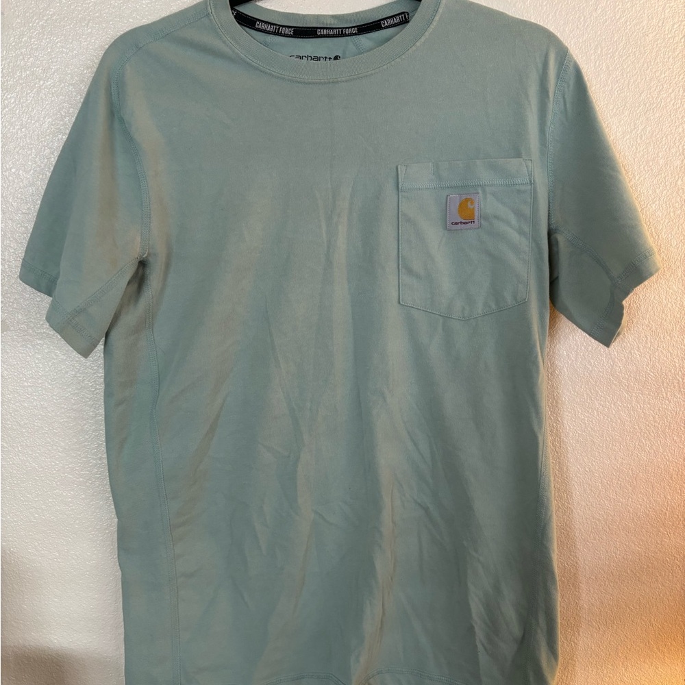 Carhartt Men's teal T-Shirt